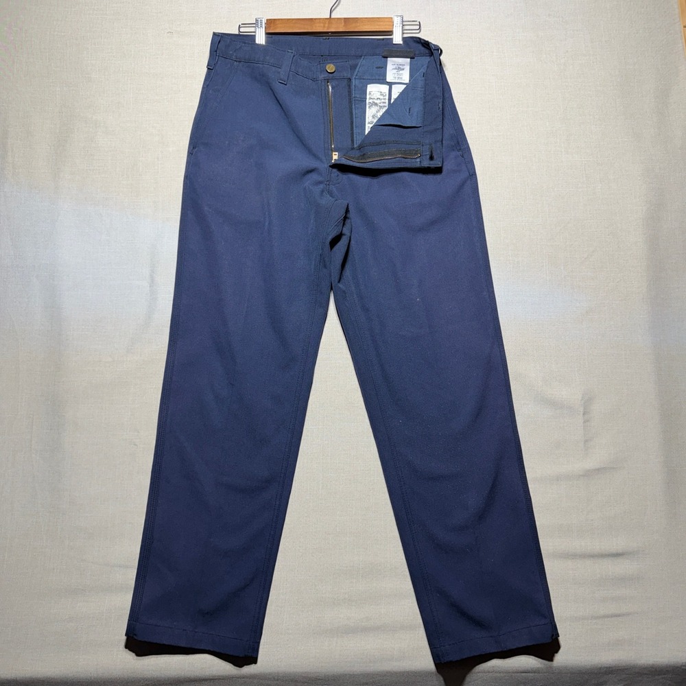 Workrite Pants Men 33 Blue FR Flame Resistant Nomex IIIA Workwear Protective